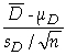 In two‐sample test for means with paired samples,the test statistic is given by ________. A) Z =   B) t =   C) t =   D)    =  