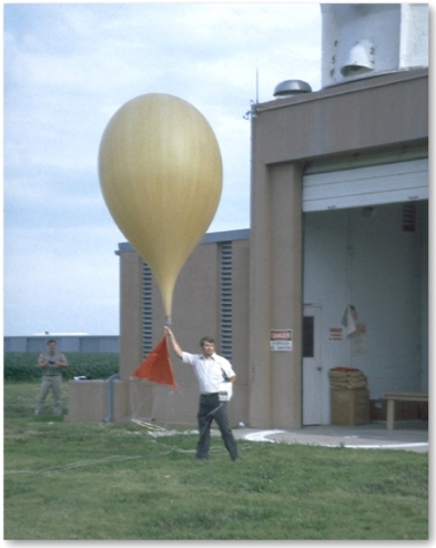 A(n) ________ is used to measure atmospheric conditions above the surface.   A) radiosonde B) ASOS unit C) AWIPS station D) ensemble forecast
