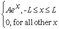 Find the value of A to normalize the wave function ψ(x)  =   . A)    B)    C)    D)    E)   