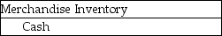 Under the perpetual inventory system,the journal entry to record the freight paid by the seller on goods sold is ________. A) B) C) D)