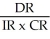 The audit risk model that must be used for planning audit procedures and evaluating audit results is:   = AAR.