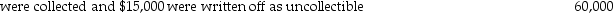 Finale Company is in bankruptcy and is being liquidated under the provisions of Chapter 7 of the bankruptcy code.The trustee has converted all assets into $180,000 cash and has prepared the following list of approved claims: Customer deposits ($1,000 from each of three customers            Note payable to bank,secured by all accounts receivable of which $45,000    Required: How much will the bank receive on the note payable?