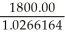 Due date: March 30, 2013 Maturity value: $1800.00 Discount period: December 4, 2012 - March 30, 2013   P =   =   = $1753.33