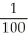 Express in exponential form: log<sub>10</sub>   = -2