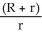 Solve:   =   for V