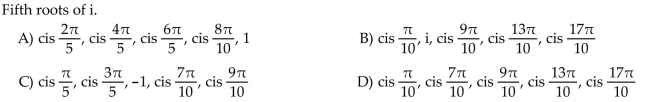 Find all specified roots.