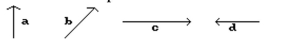 Draw a sketch to represent the vector. Refer to the vectors pictured here.   -3d  A)     B)    