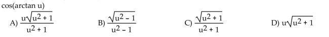 Write the following as an algebraic expression in u, u > 0.