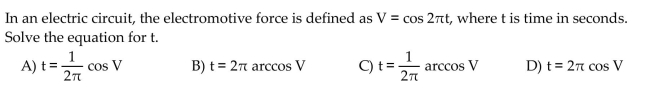 Solve.