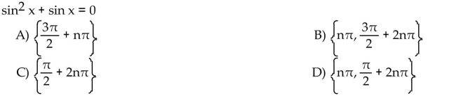 Solve the equation (x in radians and in degrees) for all exact solutions where appropriate. Round approximate answers in radians to four decimal places and approximate answers in degrees to the nearest tenth.