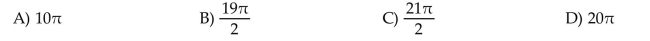 Convert the degree measure to radians. Leave answer as a multiple of π. 1800°