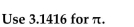 <strong>Convert the degree measure to radians, correct to four decimal places. Use 81.4687°</strong> A)1.7219 B)1.5219 C)1.6219 D)1.4219