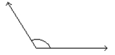 Classify the angle as acute, right, obtuse, or straight. -  A)  Straight B)  Obtuse C)  Right D)  Acute