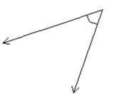 Classify the angle as acute, right, obtuse, or straight. -  A)  Acute B)  Straight C)  Right D)  Obtuse