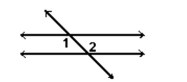 Identify the name of the angles labeled in the figure. -  A)  Corresponding angles B)  Alternate interior angles C)  Alternate exterior angles D)  Complementary angles