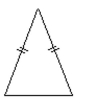 Classify the triangle as acute, right, or obtuse and as equilateral, isosceles, or scalene. -  A)  Acute, isosceles B)  Obtuse, scalene C)  Right, scalene D)  Obtuse, equilateral