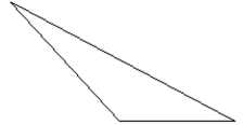 Classify the triangle as acute, right, or obtuse and as equilateral, isosceles, or scalene. -  A)  Right, scalene B)  Obtuse, equilateral C)  Obtuse, scalene D)  Acute, equilateral