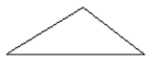 Classify the triangle as acute, right, or obtuse and as equilateral, isosceles, or scalene. -  A)  Obtuse, scalene B)  Right, isosceles C)  Acute, equilateral D)  Obtuse, equilateral