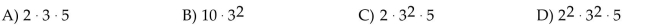 Find the prime factorization of the number 90