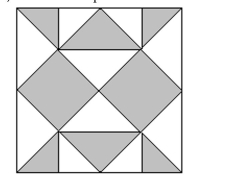 Solve the problem. -Estimate the percent of area that is shaded in the following figure.   A)  25% B)  50% C)  80% D)  40%