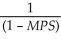 A general formula for the multiplier is A)    . B)    . C)    . D)    . E)    .