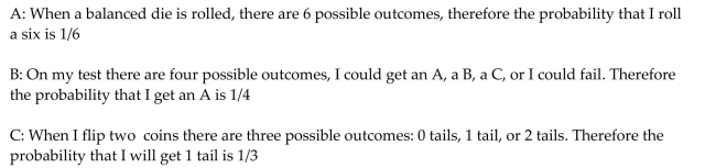 <strong>Provide an appropriate response. Which of the following statements makes sense? </strong> A)B and C B)C only C)A only D)All of them E)A and C