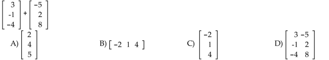 Perform the indicated operation, where possible.