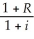 The Fisher relationship may be described by the following equation in which R is the nominal rate of interest, r is the real rate of interest, and i is the inflation rate. A)  i = r + R B)  1 + i =   C)  1 + r =   D)  1 + r =   E)  R = r + i
