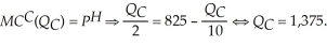 In the high quality market, Cecil sets:   Cecil's Producer Surplus is:   If consumers cannot distinguish the quality of washing machines, the joint supply curve is:   Equilibrium in the washing machine market requires:   At this price, Cecil sells 828.125 washing machines. Zach sells 1,656.25 washing machines. Cecil's producer surplus is:   If Cecil offers a warranty on his washing machines, his profit maximizing output level is:   Cecil's producer surplus with the warranty is:   Cecil should offer the warranty to distinguish his washing machines from Zach's washing machines. This is because he raises producer surplus by doing so.