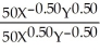 a.Jane's MRS:   =   =   =   Sarah's MRS:   =   =   =     b.For equilibrium, each individual must equate MRS to   .   =   =   For Jane:   =   , Y =   X For Sarah:     =   ,   =   ∙   Y =   X To determine quantities substitute into each individuals budget constraint. Jane's budget constraint: 600 = 10X + 20Y Substitute Y = (1/2)X 600 = 10X + 20(1/2)X 600 = 10X + 10X X = 30 600 = 10(30) + 20Y 300 = 20Y Y = 15 Jane should consume 30 units of X and 15 units of Y. Sarah's budget constraint: 700 = 10X + 20Y Substitute Y = (3/4)X 700 = 10X + 20(3/4)X 700 = 25X X = 28 700 = 10(28) + 20Y 420 = 20Y Y = 21 Sarah should consume 28 units of X and 21 units of Y. c.In equilibrium MRS<sup>J</sup> should equal MRS<sup>S</sup>.   =   Jane is consuming 15 units of Y and 30 units of X.   =   =     =   X Sarah is consuming 21 units of Y and 28 units of X.   =     =   =     does equal   , and it is also True that the two individuals are consuming the available quantities of X and Y. d.Equilibrium has been achieved. The equilibrium involves an equilibrium in resource markets determining Jane's and Sarah's incomes, in the product market allocating L and K between X and Y, and the condition for efficiency in output that matches production to Jane and Sarah's preferences.