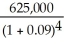 For each investment we need to calculate the NPV.   = -C +   +   +   ...   For investment A:   = -C +   +   +   ...   = -1,500,000 +   +   +   +   = -1,500,000 + 458,716 + 462,924 + 463,310 + 442,766 = $327,716 For investment B:   = -1,500,000 +   +   +   +   = -1,500,000 + 22,936 + 84,168 + 463,310 + 708,425 = $221,161 Thus, investment B should not be undertaken. The company should invest in A.