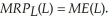 To determine Edna's optimal level of employment given she is a monopsonist, we need to set:   Since Edna is a monopolist in the sale of engineering services,   This information allows us to determine Edna's optimal employment of labor as:   We now use the information from labor supply to determine the wage rate Edna will pay. This wage rate is:   The marginal revenue of the product of labor at the optimal level of employment is:   If Edna acted as a wage taker in hiring labor, she would set:   In this case, Edna would employ   At this level of employment, the wage rate is:   The marginal revenue of the product of labor at this employment level is $289.98.