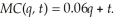 The long-run cost function for LeAnn's telecommunication firm is:   A local telecommunication tax of $0.01 has been implemented for each unit LeAnn sells. This implies the marginal cost function becomes:   If LeAnn can sell all the units she produces at the market price of $0.70, calculate LeAnn's optimal output before and after the tax. What effect did the tax have on LeAnn's output level? How did LeAnn's profits change?