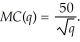 In the robotics industry there are 100 firms. Each firm shares the same long-run cost function. It is:   The relevant marginal cost function is   Each of the 100 firms produce 64 units. The market demand for robotics is:   Calculate the market price at this production level. Also, calculate the profits for a representative firm in the robotics industry. If one firm expanded production to 100 units while the remaining 99 firms kept output at 64 units, what would happen to the market price and profits? Would all firms benefit or lose if every firm expanded output to 100 units?
