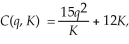 Marge's Hair Salon uses 15 hair dryers to produce 10 units of output per period. Marge's short-run cost function is:   where q is the number of units produced and K is the number of hair dryers Marge leases. Marge's long-run cost function is:   (q) = 26.8q. If Marge used 4 fewer hair dryers in the short-run, would short-run average total costs increase or decrease? Does Marge's long-run cost curve exhibit increasing, constant, or decreasing returns to scale?