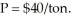 The market for gravel has been estimated to have these supply and demand relationships: Supply P = 10 + 0.01Q Demand P = 100 - 0.01Q, where P represents price per unit in dollars, and Q represents sales per week in tons. Determine the equilibrium price and sales. Determine the amount of shortage or surplus that would develop at  
