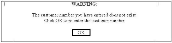 The following message box appears when entering a customer order into a sales system:   This is an example of: A) Input B) Process C) Output D) Feedback