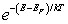 For a metal at absolute temperature T, with Fermi energy E<sub>F</sub>, the occupancy probability is given by: A)    B)    C)    D)    E)   