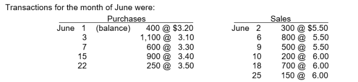 Use the following information for questions     -Assuming that perpetual inventory records are kept in units only, the ending inventory on an average-cost basis, rounded to the nearest dollar, is A) $1,980. B) $1,956. C) $1,970. D) $1,995.