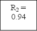 A product consists of three components arranged as follows:           If all three components must function for the product to function, and the product's overall reliability must be at least 0.92, then the reliability of the first component, R<sub>1</sub>, must be A)  at least 0.999. B)  at least 0.84. C)  at least 0.96. D)  at least 0.972.