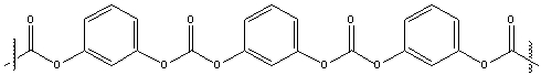 Provide the structure of monomer(s) that would produce the following condensation polymer.  