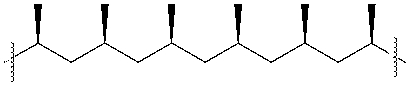 Which of the following best describes the polymer shown below?   A)  atactic B)  isotactic C)  syndiotactic D)  antidiotactic E)  none of these
