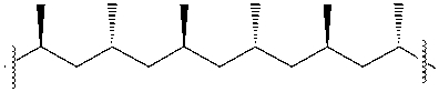 Which of the following best describes the polymer shown below?   A)  atactic B)  isotactic C)  syndiotactic D)  antidiotactic E)  none of these