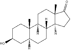 Draw a chair conformation for the following compound.  