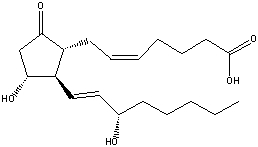 Which one of the following is a correct classification of the following compound?   A)  steroid B)  prostaglandin C)  triglyceride D)  terpene E)  lecithin