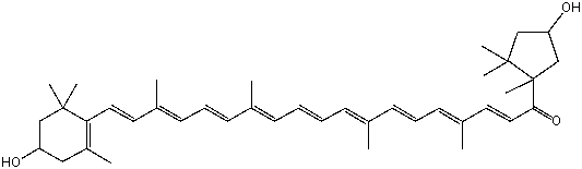 Following is the structure of capsanthin found in capsicum. Which of the following is a correct classification of capsanthin?   A)  monoterpene B)  diterpene C)  sesquiterpene D)  triterpene E)  tetraterpene