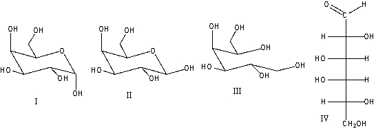 Predict the product(s)  for the following reaction.     A) I B) I&II C) III&IV D)  IV E)  I, II & IV