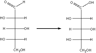 Provide the reagents necessary to carry out the following conversion.   A)  Br<sub>2</sub>/H<sub>2</sub>O B)  NaOH/H<sub>2</sub>O C)  HNO<sub>3</sub> D)  Ag<sup>+</sup>/NH<sub>3</sub>/H<sub>2</sub>O E)  A & D