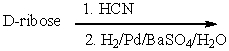 Predict the product(s)  for the following Kiliani-Fischer synthesis.     A)  I & V B)  II & IV C)  I & III D)  III & IV E)  II & V