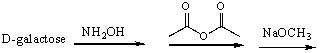 Predict the product(s)  for the following Wohl degradation.     A)  I B)  II C)  III D)  IV E)  V